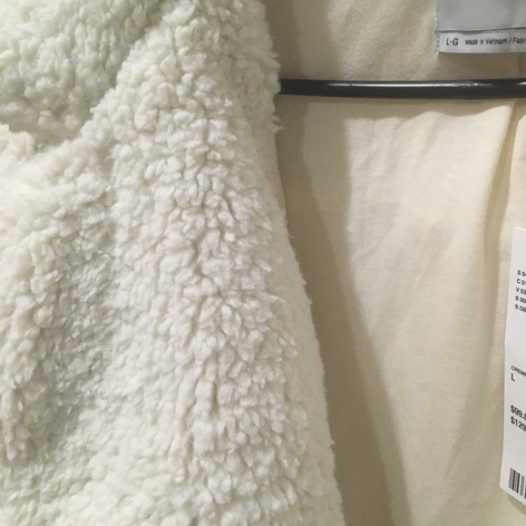 Urban outfitters Clara Teddy Moto jacket cream - Picture 4 of 8